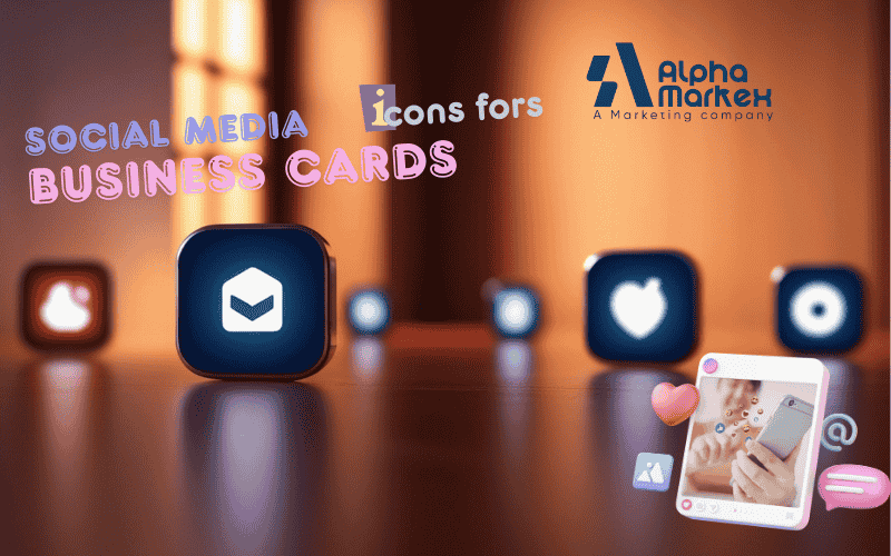 social media icons for business cards