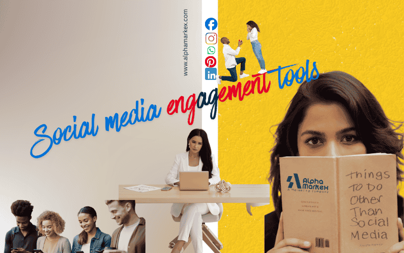 Dashboard of social media engagement tools showing analytics, comments, and automated scheduling features on multiple platforms.