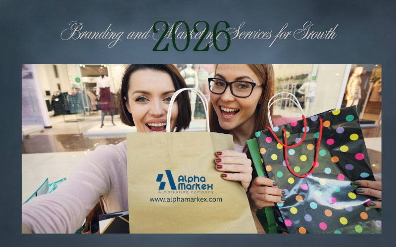 branding and marketing services strategy illustration for business growth